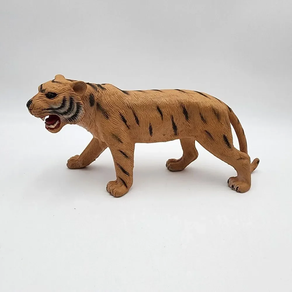 Imperial Toys Tiger‎ Figurine Solid PVC Vintage 11